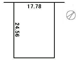 Compartment figure. Land price 2.3 million yen, Land area 436.67 sq m