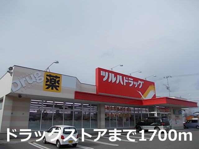 Dorakkusutoa. Tsuruha drag Memuro shop 1700m until (drugstore)