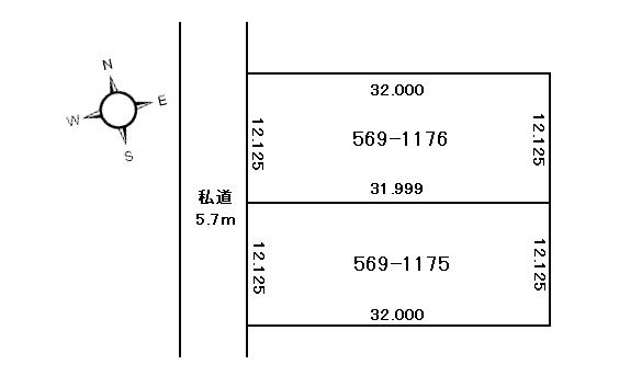 Compartment figure. Land price 3 million yen, Land area 776 sq m