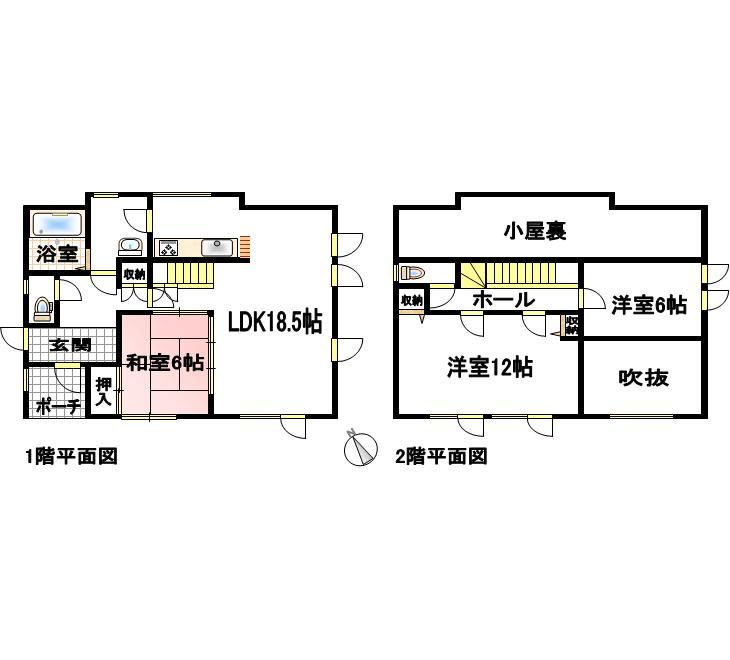 Floor plan. 24,800,000 yen, 3LDK, Land area 234.95 sq m , Building area 104.74 sq m