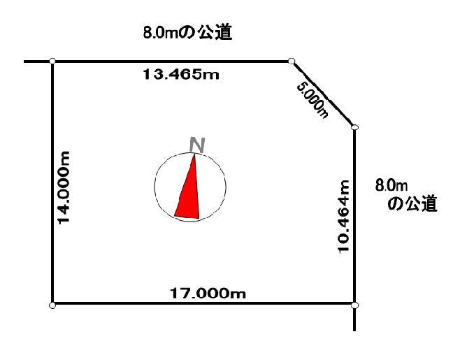 Compartment figure. Land price 9.9 million yen, Land area 231.74 sq m