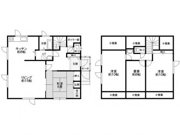 Floor plan. 11 million yen, 4LDK, Land area 277.7 sq m , Building area 155.49 sq m