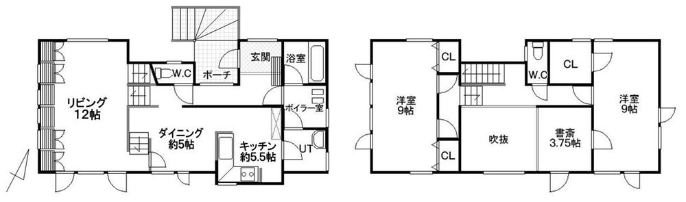 Floor plan. 13.8 million yen, 2LDK + S (storeroom), Land area 227.85 sq m , Building area 134.28 sq m