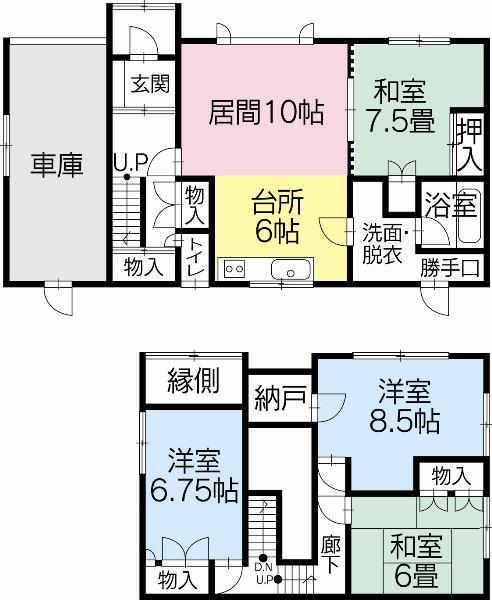 Floor plan. 11.8 million yen, 4LDK, Land area 240 sq m , Building area 132.49 sq m