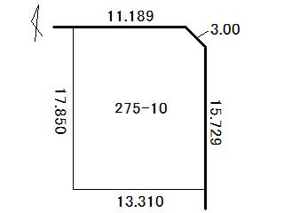 Compartment figure. Land price 6 million yen, Land area 235.33 sq m