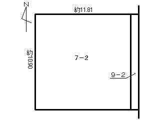 Compartment figure. Land price 5.06 million yen, Land area 128.71 sq m