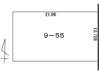 Compartment figure. Land price 7.8 million yen, Land area 279 sq m