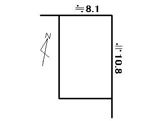 Compartment figure. Land price 3.5 million yen, Land area 89.04 sq m