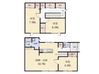 Floor plan. 11 million yen, 3LDK, Land area 176.85 sq m , Building area 94.77 sq m