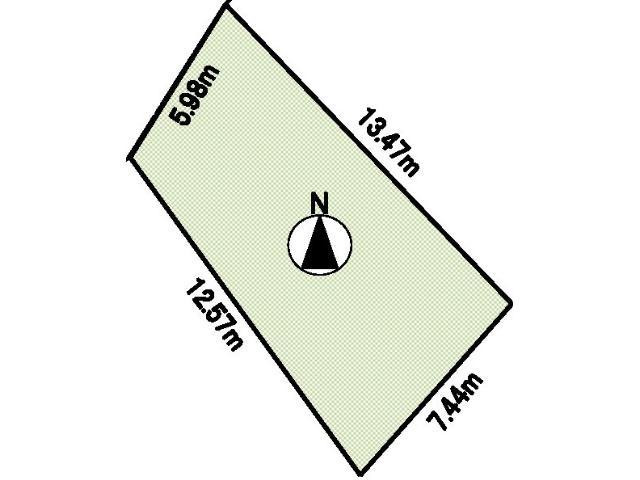 Compartment figure. Land price 1.5 million yen, Land area 257.85 sq m compartment view