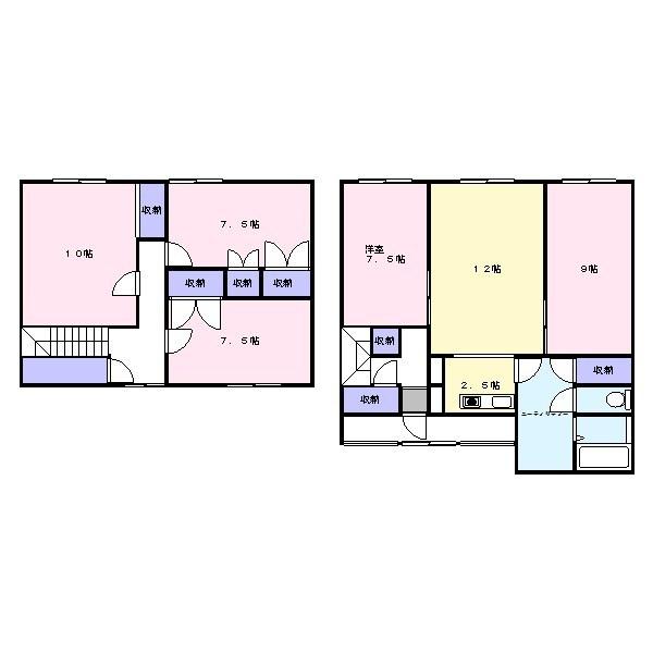 Floor plan. 8.9 million yen, 5LDK, Land area 344.5 sq m , Building area 120.15 sq m
