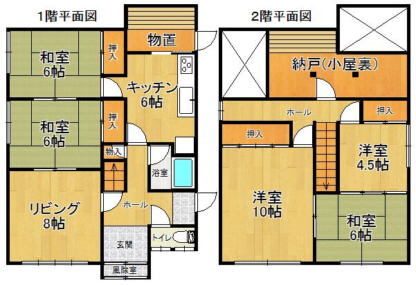 Floor plan. 2 million yen, 5LDK + S (storeroom), Land area 131.41 sq m , Building area 93.96 sq m
