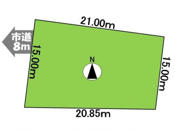Compartment figure. Land price 2 million yen, Land area 330.61 sq m