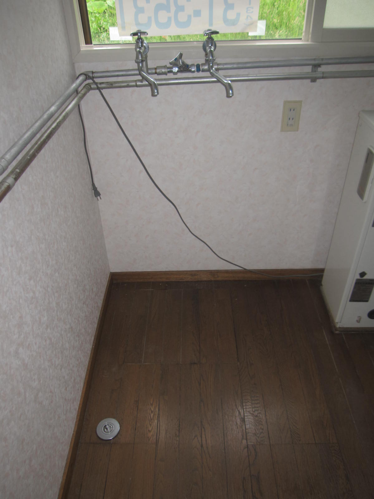 Other Equipment. Washing machine drain outlet