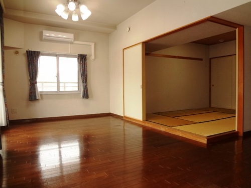 Living and room. Japanese-style room from the living-dining