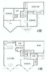 Floor plan. 21,800,000 yen, 4LDK + S (storeroom), Land area 197.99 sq m , Building area 131.22 sq m