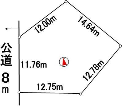 Compartment figure. Land price 16.6 million yen, Land area 271.63 sq m
