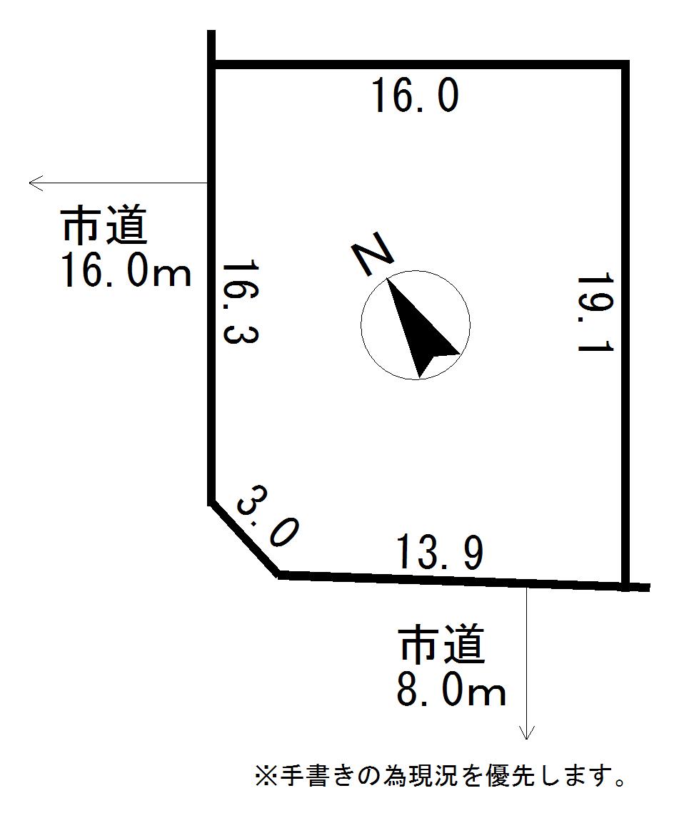 Compartment figure. Land price 21.3 million yen, Land area 297 sq m