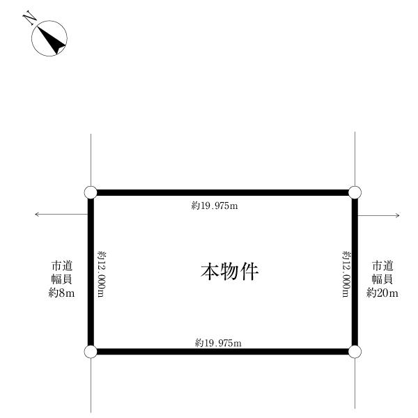 Compartment figure. Land price 14.5 million yen, Land area 239.7 sq m