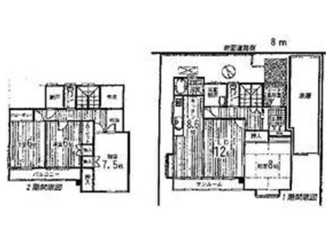 Floor plan. 18.2 million yen, 4LDK, Land area 218.75 sq m , Building area 117.79 sq m Floor