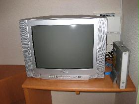 Living and room. TV & TV with stand