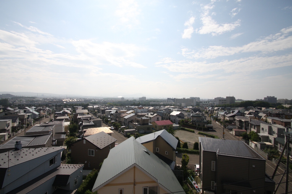 View. Sapporo Dome looks