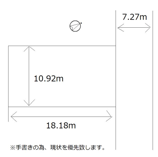 Compartment figure. Land price 13.8 million yen, Land area 198 sq m
