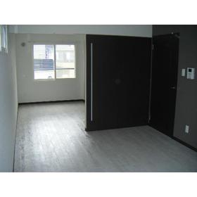 Living and room. It is decorated in a stylish two-tone color! Interior with a clean! 