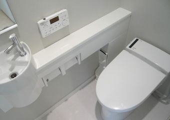 Toilet. Bidet, With hand-washing facilities