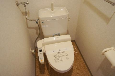 Toilet. Toilet with shower