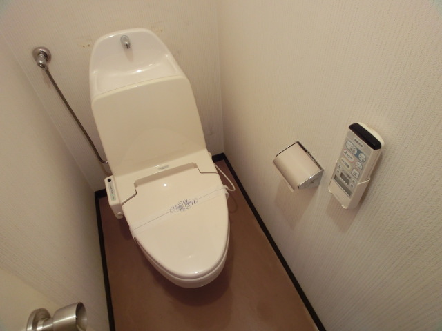 Toilet. It comes with a bidet! 