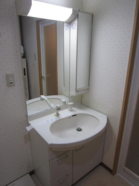 Washroom. It is also a convenient dressing daily with shampoo dresser!