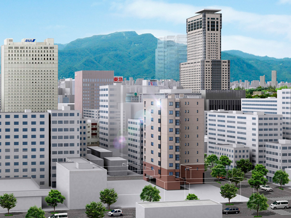 Buildings and facilities. "La to provide a high-quality urban style ・ Classe "series. The long-awaited new Sapporo Station downtown, It will debut in the north 3 Johigashi 2-chome. Glamorous Sapporo Station area, Also master on foot Odori area. To such everyday, Welcome. Exterior - Rendering