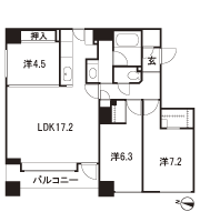 Floor: 3LDK, occupied area: 77.81 sq m, Price: 25,850,000 yen ~ 28,750,000 yen