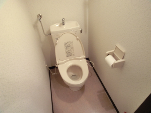 Toilet. It is with heating toilet seat