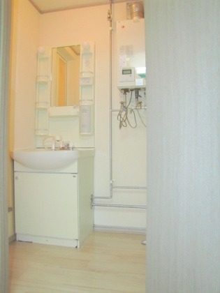 Washroom. System is 1LDK of the kitchen with a charming rent