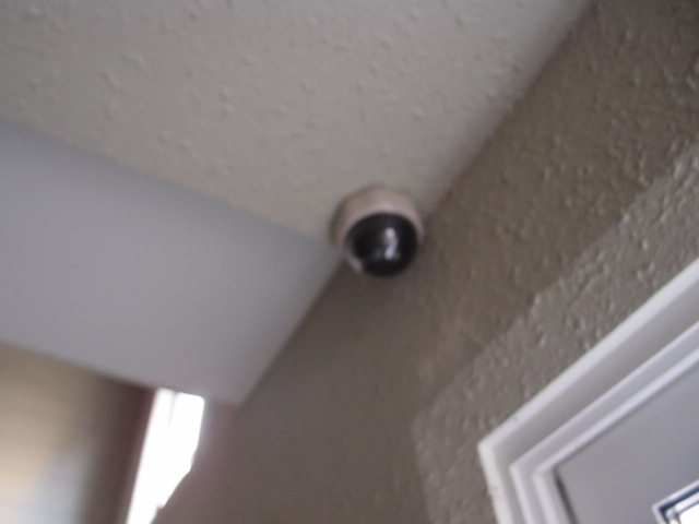 Security. It is safe because it is equipped with security cameras! 