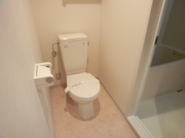 Toilet. Toilet is wide