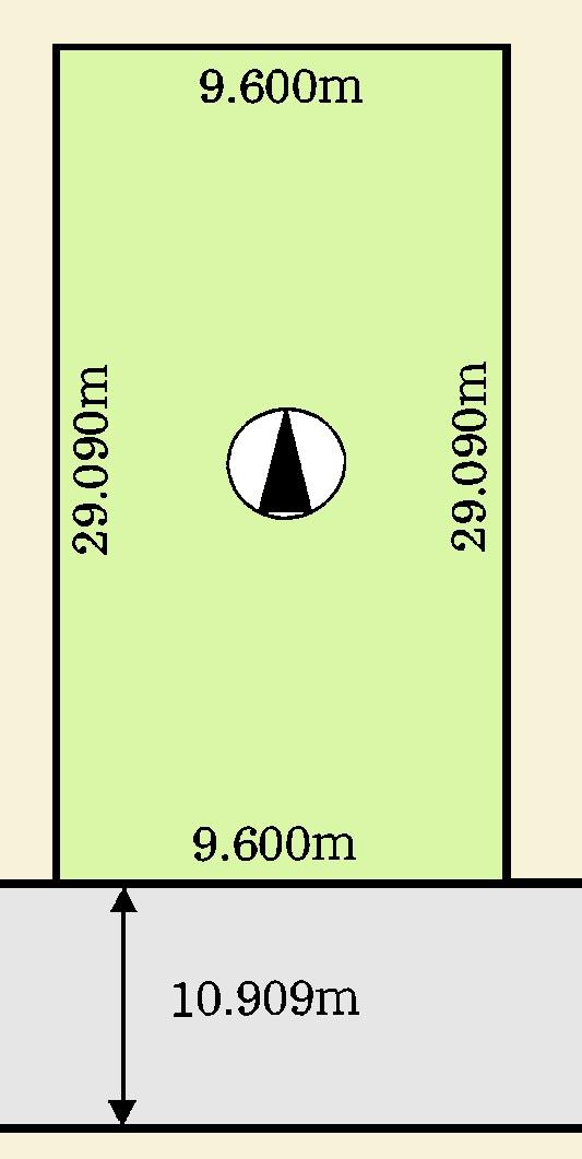 Compartment figure. Land price 29,800,000 yen, Land area 279.26 sq m