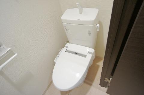 Toilet. Toilet with shower