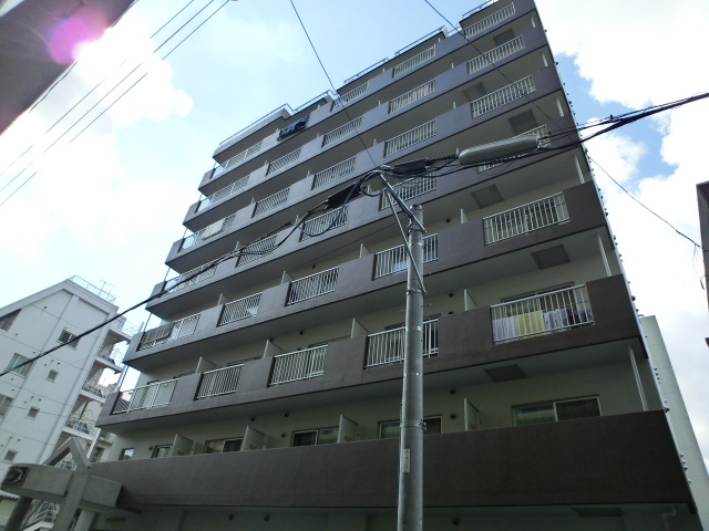 Building appearance. Balcony