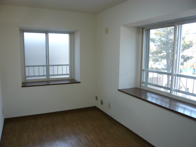 Other room space. Bright bedroom with two faces lighting. 