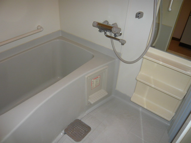 Bath. It is spacious bath, which can stretch the legs. 