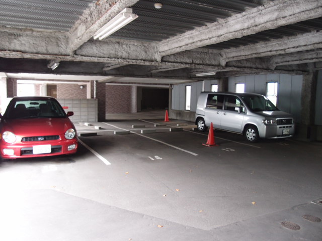 Parking lot. It is also safe winter period so we are equipped with covered parking!