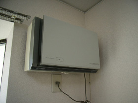 Other Equipment. It is a ventilation fan that helps to prevent dew condensation of rebar apartment. 