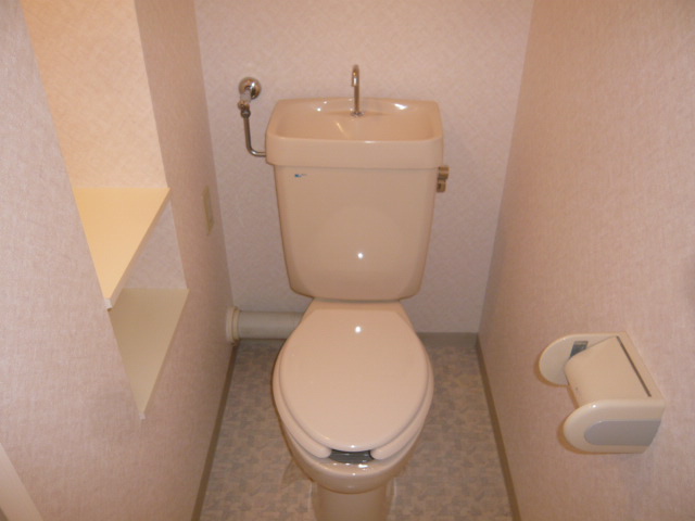 Toilet. It is a photograph of the toilet