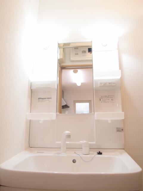 Washroom. It is also safe busy morning because it is with shampoo dresser! 