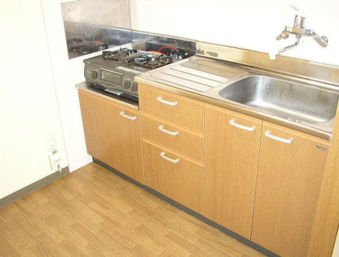 Kitchen. It is with gas stove