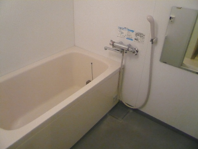 Bath. It is larger tub, Peace of mind in the city gas hot water supply