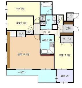 Floor plan. 3LDK + S (storeroom), Price 24,800,000 yen, Occupied area 98.99 sq m , Balcony area 12 sq m